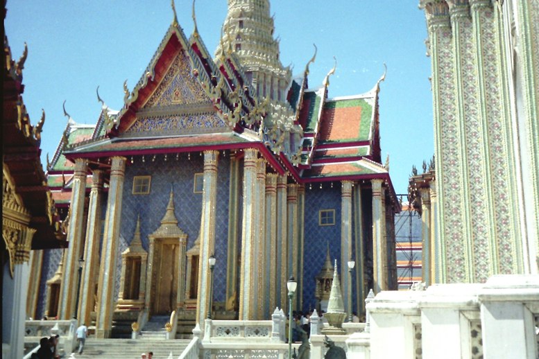 Buddhist temple in Bangkok in 1988