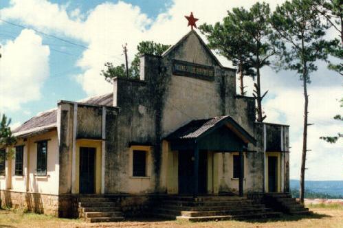 Derelict church in Vietnam in 1993