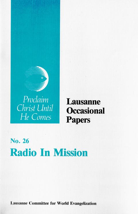 Lausanne Occasional Paper # 26 - Radio in Mission 1986